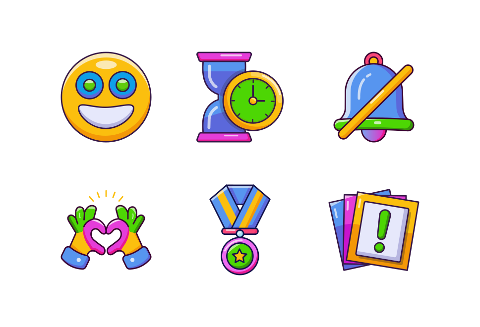 Chat and Social Media Icons Large Set Preview