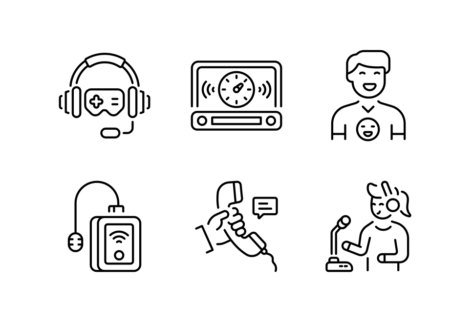 Communication Icon Pack Large Set Preview