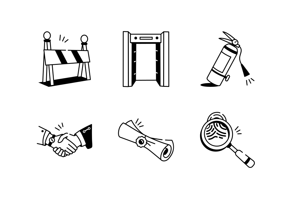 Court Drawing Art Set Large Set Preview