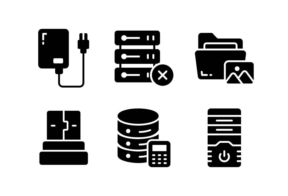 Data Storage and Databases Large Set Preview