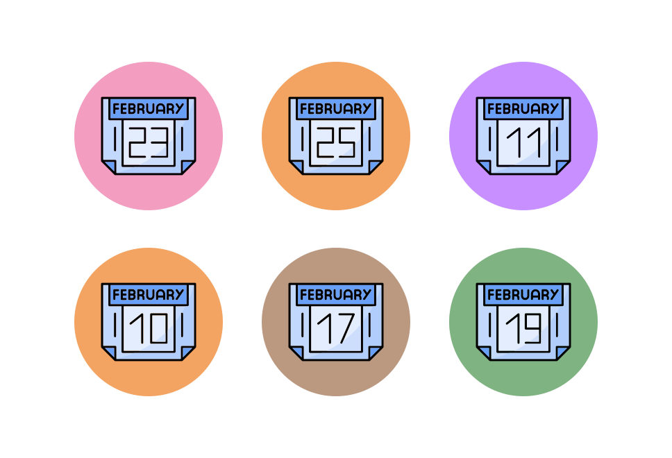 February Month Large Set Preview