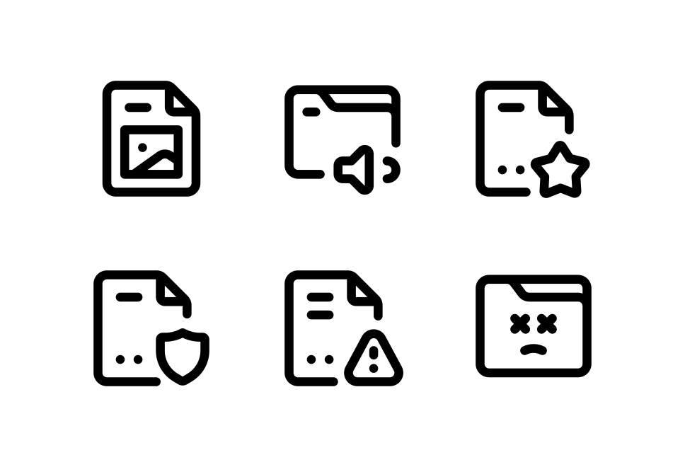 File and Folder set preview image