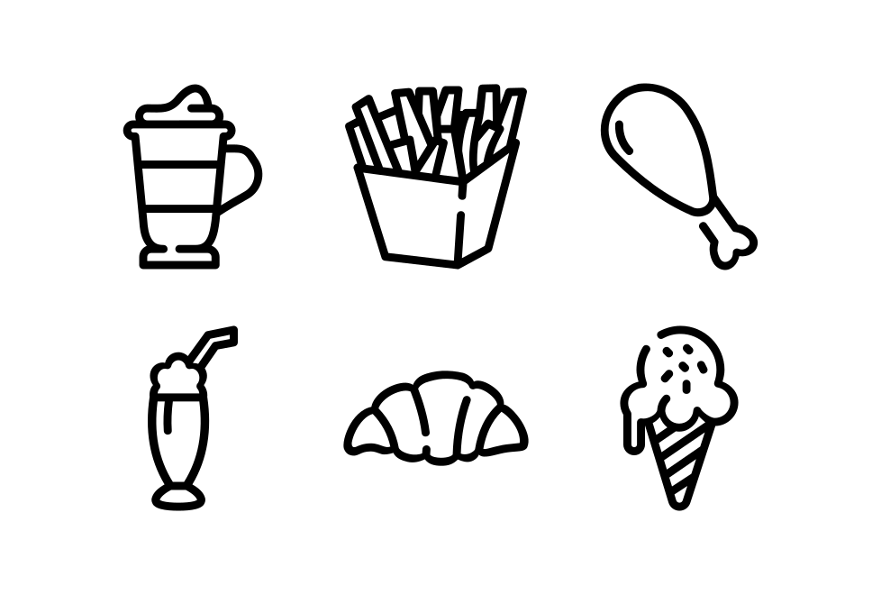 Food And Beverage Large Set Preview