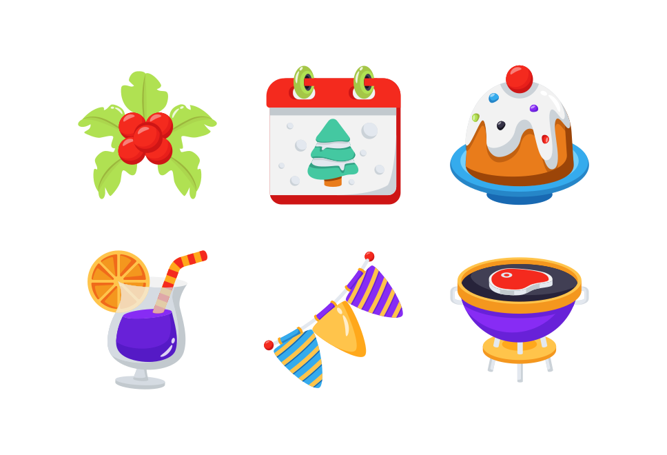 Happy New Year and Christmas Large Set Preview