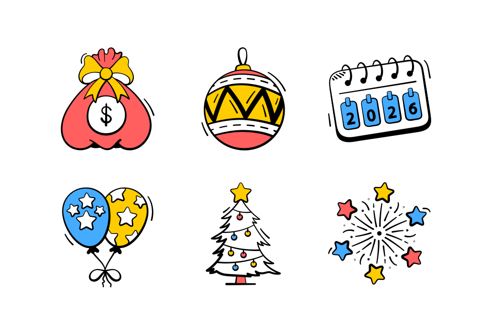 Happy New Year Large Set Preview