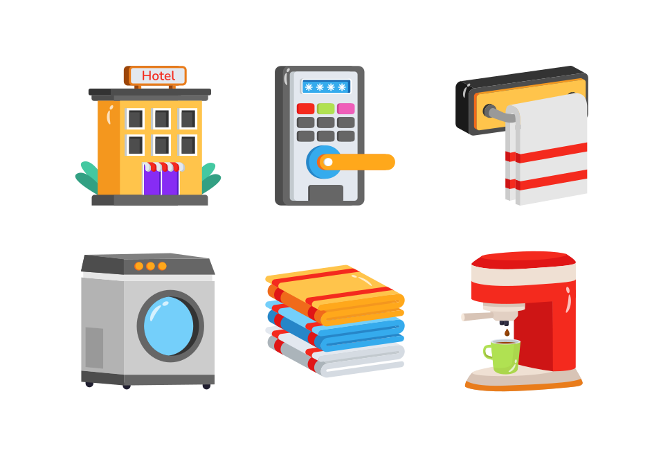 Hotel Services Large Set Preview