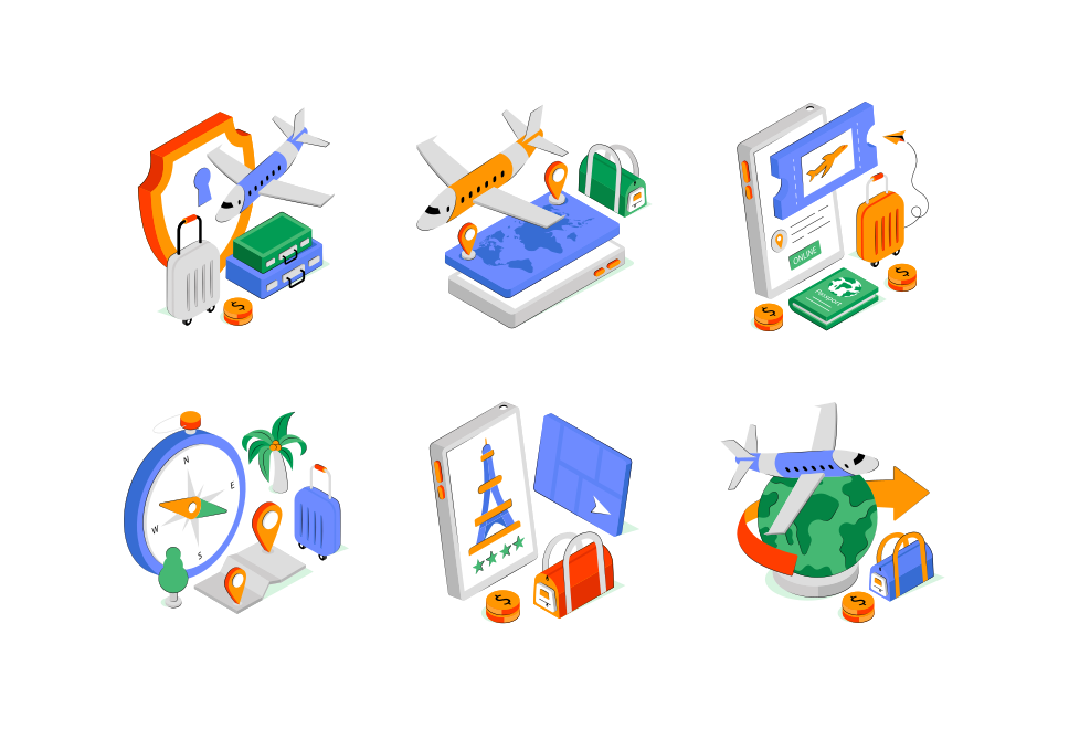 Hotel-Travel and Party Large Set Preview