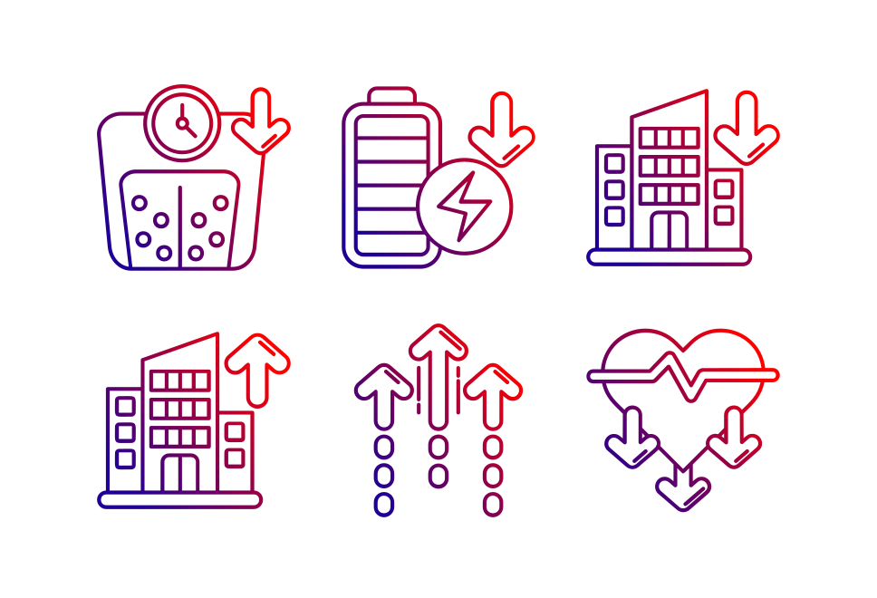 Increase and Decrease Large Set Preview