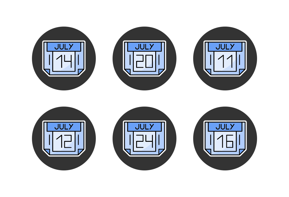 July Month Large Set Preview