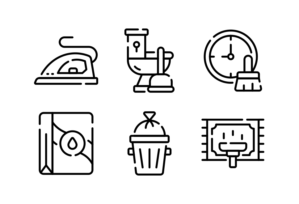 Laundry and Cleaning Large Set Preview