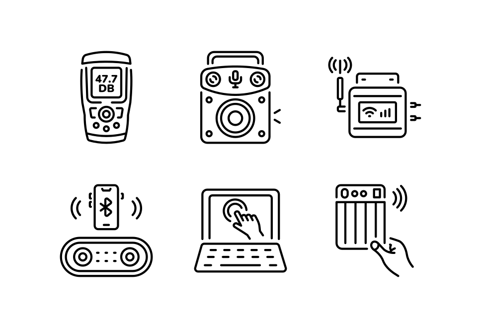 Multimedia Icon Art Set Large Set Preview