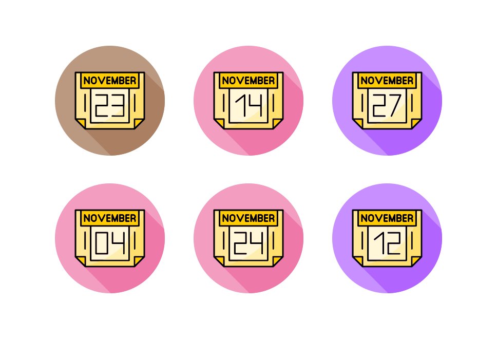 November Month Large Set Preview