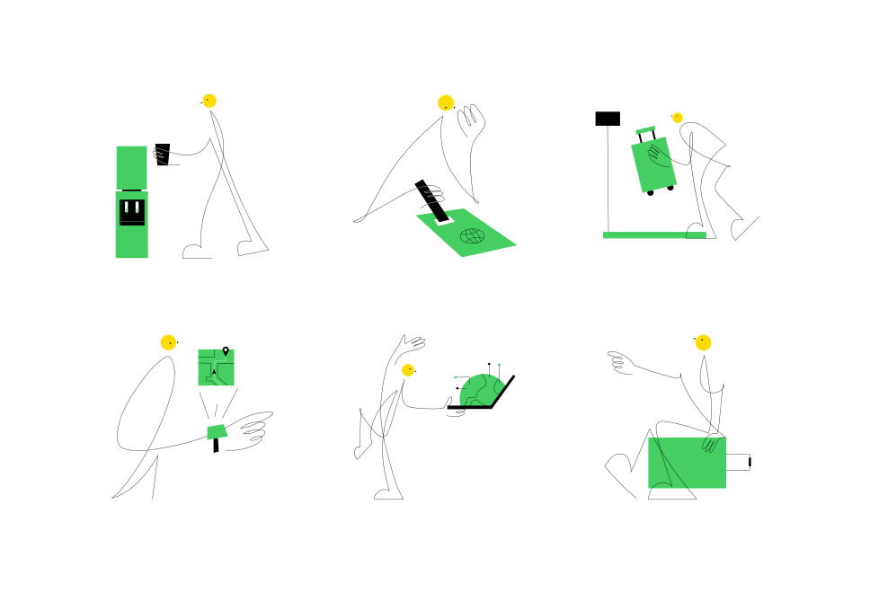 People Illustrations Art Large Set Preview