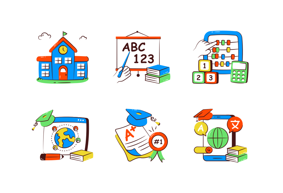 School and Education Large Set Preview