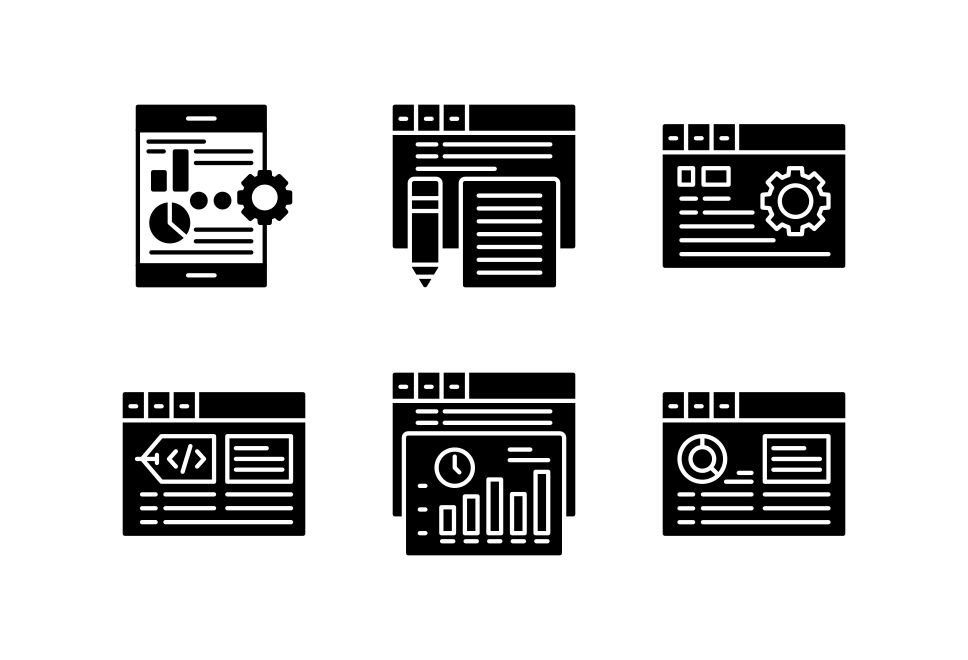 SEO And Analytics Large Set Preview