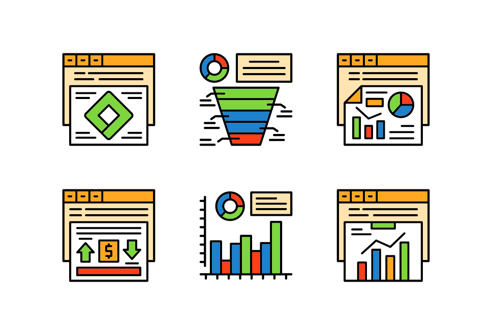 SEO And Analytics Large Set Preview