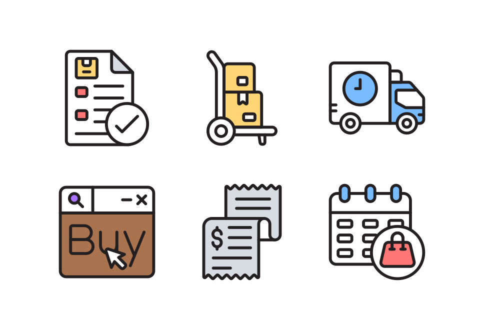 Shipping and Delivery Large Set Preview