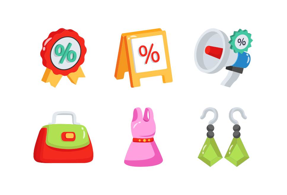 Shopping and E-commerce Large Set Preview