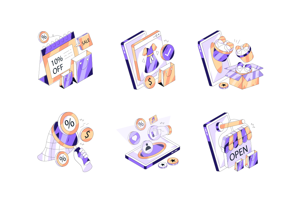 Shopping and Ecommerce Large Set Preview