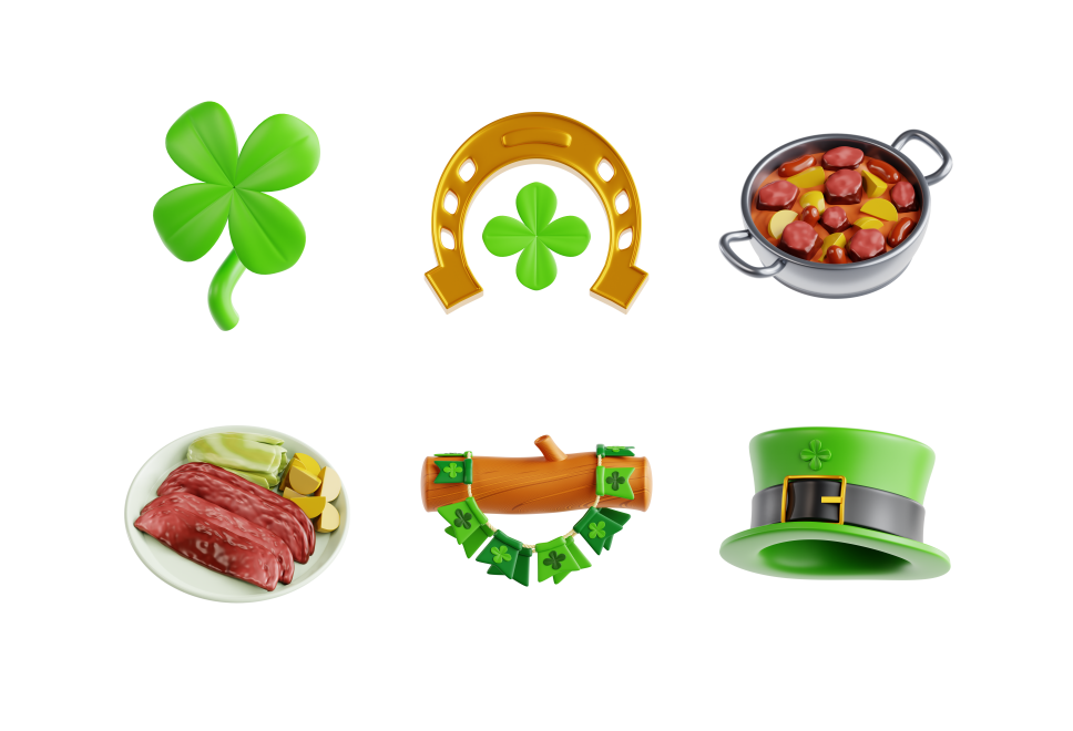 St Patricks Day Large Set Preview