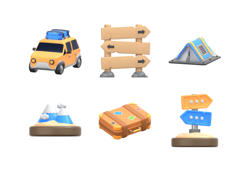 Trip and Traveling 2 3D Large Set Preview