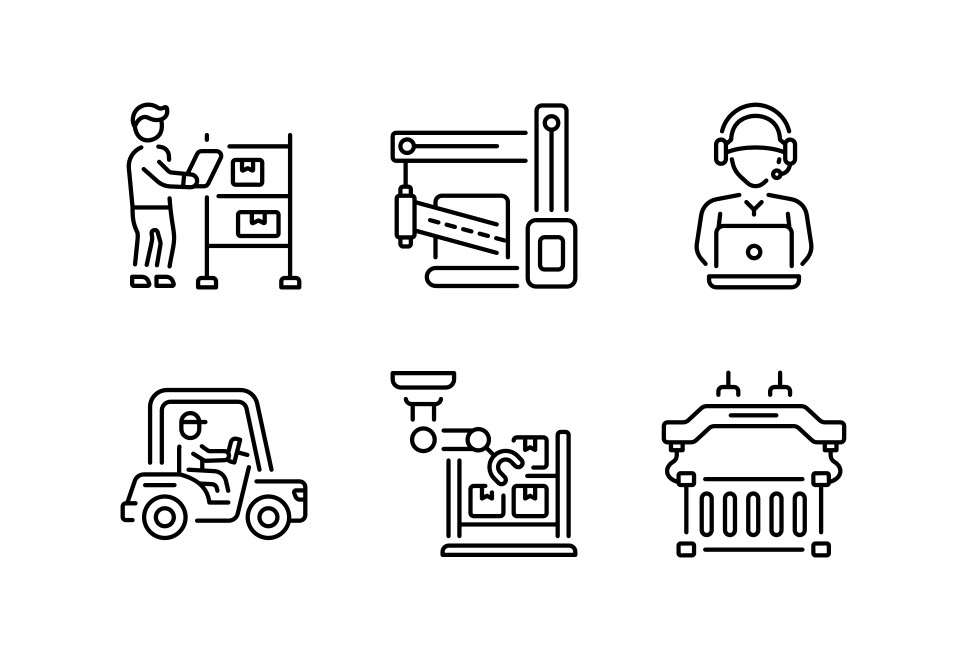 Warehouse Icon Art Set Large Set Preview