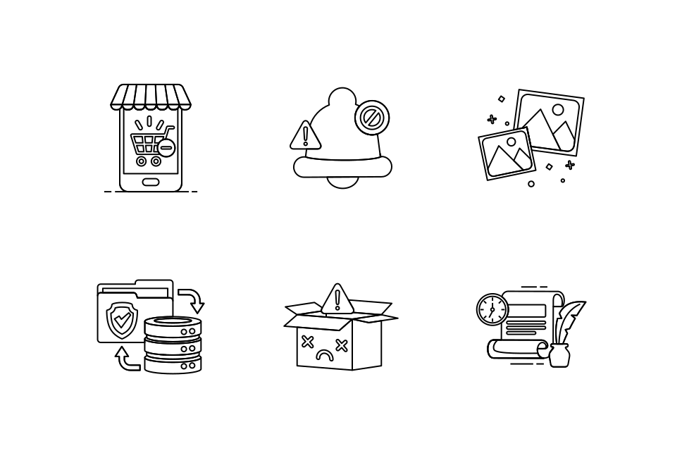 Empty State Icon Pack Large Set Preview