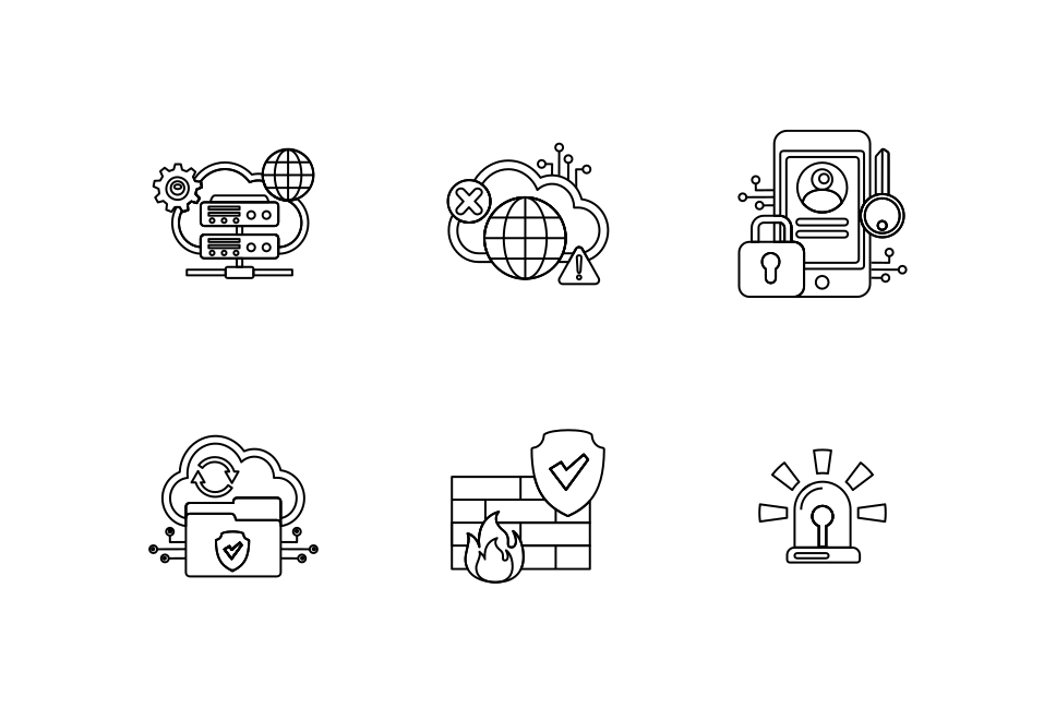 Network Technology Icon Pack Large Set Preview