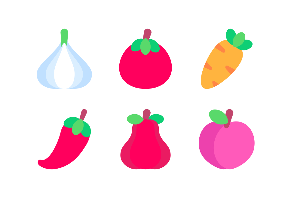 Fruits set preview image