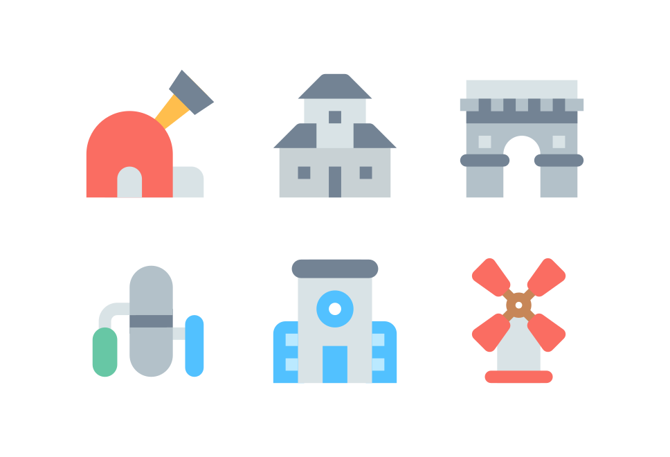 Buildings Large Set Preview