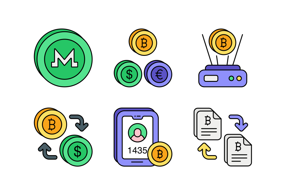 Bitcoin and Cryptocurrency Large Set Preview