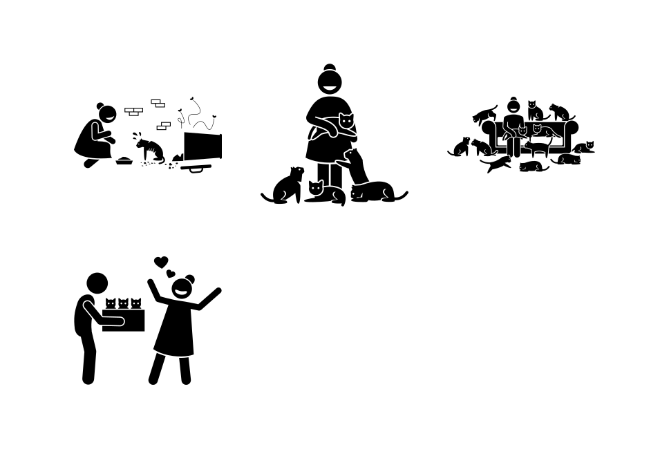 Cat Lady Large Set Preview