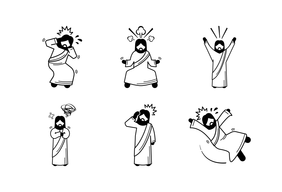 Jesus Christ Emotion Large Set Preview