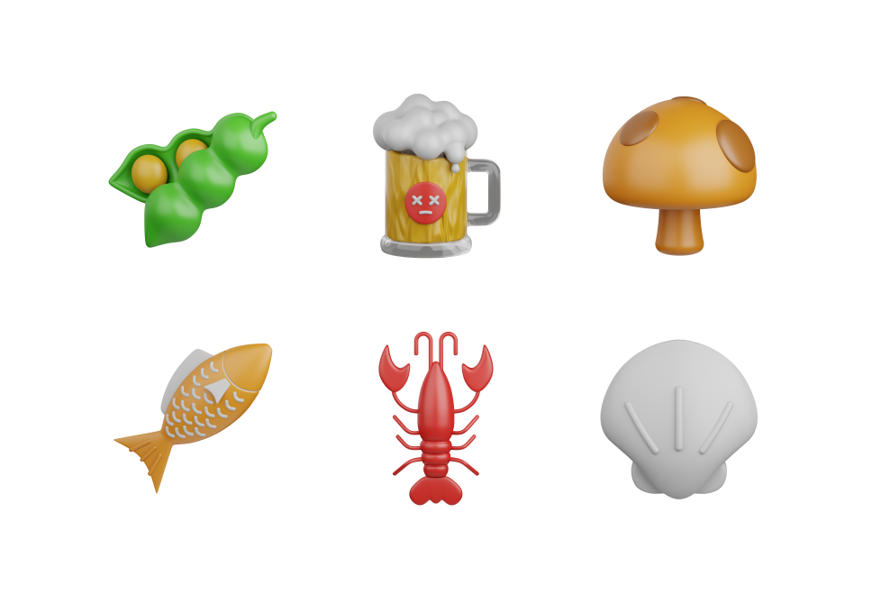 Allergenic Food Vol 2 set preview image