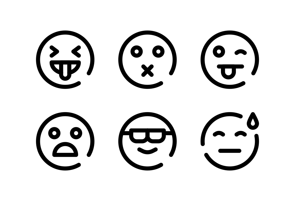 Emoticon Large Set Preview