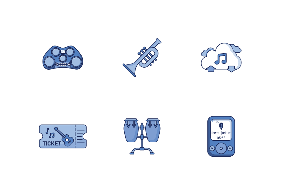 Music Icon Pack set preview image