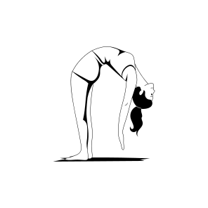 Ardha Chakrasana, Backbend, Yoga, Fitness, Workout, icon
