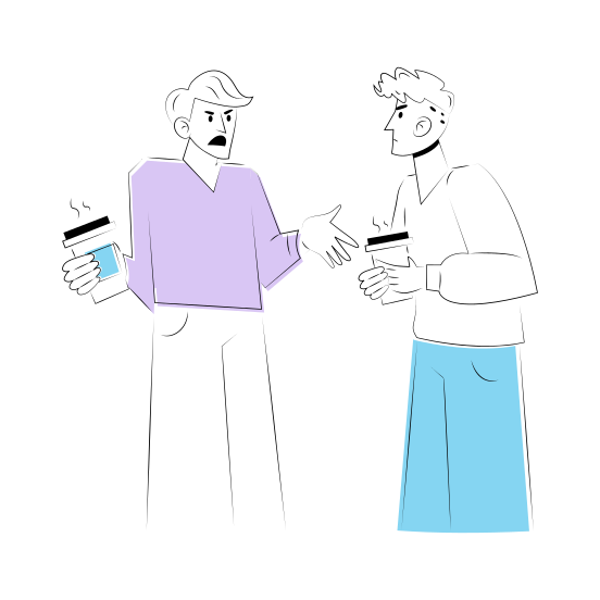 Argument, Dispute, Conflict, Fighting, Shouting illustration