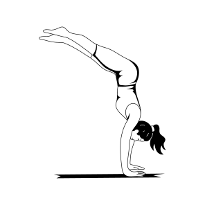 Arm Balance, Exertion, Yoga, Fitness, Workout, icon