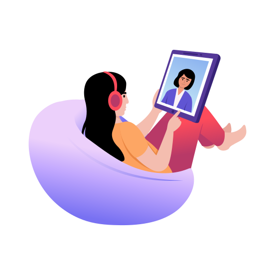 Audio Lecture, Listening, Learning, Study, Class, illustration