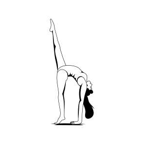 Backward Bend, Fitness, Yoga, Workout, Exercise, icon