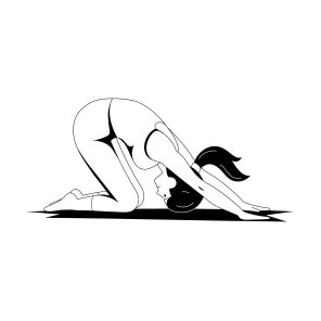 Balasana, Rest, Asanas, Yoga, Fitness, icon