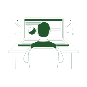 Digital Marketer, Analyst, Statistician, Working, Research icon