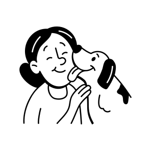 Dog Licking icon