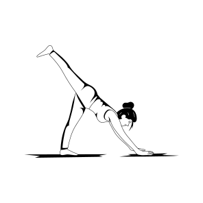Exercise Pose, Inversion, Yoga, Fitness, Workout, icon