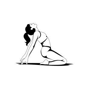 Half Twist, Stretch, Yoga, Fitness, Workout, icon