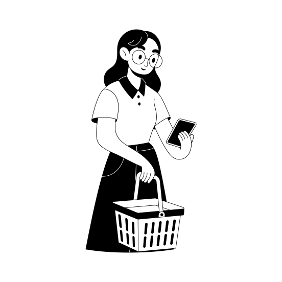 Mobile Checkout illustration