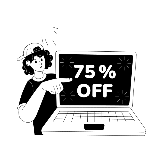 Online Sale illustration