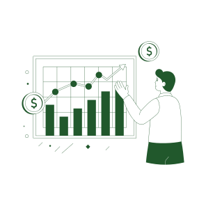 Probability Testing, Profit, Infographics, Revenue, Analysis icon