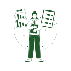 Reporting Data, Presenting, Survey, Documents, Researcher icon